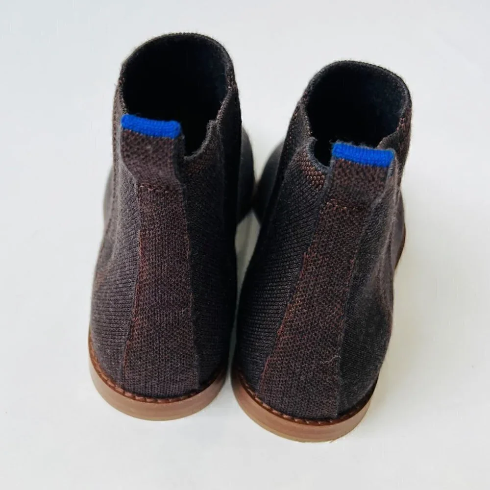 Rothy’s Like new The merino ankle boots in chocolate , Size 8.5